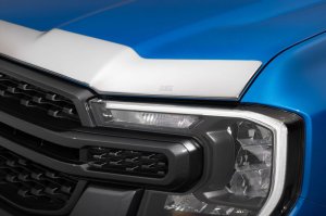 Ford Ranger Hood Deflector - Husky Liners - Aeroskin - Chrome - 2024+